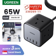 UGREEN GaN Power Socket, 1.8M Cable DigiNest Pro 65W USB C Charging Station, 7-in-1 Power Strip with