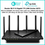 TP-Link Archer AX72 WIFI 6 AX5400 Router | Dual Band | Wan/Lan Gigabit | 6*anten covered with wide w