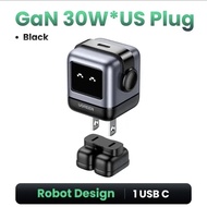UGREEN 30W RoboGaN Charger USB C Mini Robot Nexode GaN Fast Charger for iPhone 15 14 Pro Max Macbook