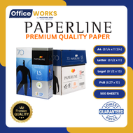 Paperline Premium Paper 70gsm Short / A4 / Long / Extra LONG / A3 / Paperline Premium Paper 80gsm Sh