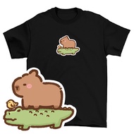 CAPYBARA PRINTED T SHIRT S-5XL tshirt woman man cute couple TSHIRT