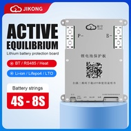 JK BMS Intelligent Active Balance Heat Can BMS 3S-8S 12V 24V Battery Power Storage Protection Board