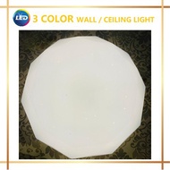 【READY STOCK】LED Ceiling Lights Modern / SURFACE LED Ceiling Lamps 3 Colours /CIRCLE CEILING WALL LIGHT Type 2