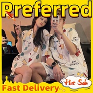 [Free shipping] Crayon Shin-chan M-3XL Pyjamas Couple Set Silk sleepwear for lovers woman and pajama