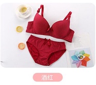LSLY Bra Set with panty Good Quality Women 38C 40C 42C Cup Bra Wired Fat Hidden Comfortable Thin Cup
