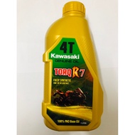 Kawasaki Genuine 4T Engine Oil TORQ R7 10W-40 100% PAO Base Oil Fully Synthetic Minyak Hitam