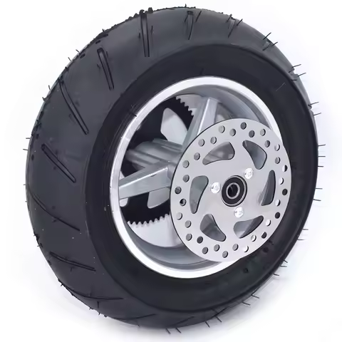 Rear Wheel 110/50-6.5 Pocket Bike Good Quality Tyre With Tube Brake Disc Plate # T8F-54T Sprocket Fo