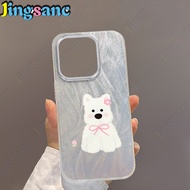 Jingsanc cho Oppo A5X/OPPO A5X 5g vỏ điện thoại lông gợn sóng nước mô hình IMD đơn giản Ốp Cứng Máy