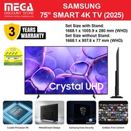 SAMSUNG UA75U8000FKXXS 75" CRYSTAL UHD 4K U8000F SMART TV | Free Wall Mount