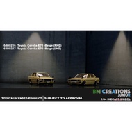 BM CREATION 1/64 TOYOTA COROLLA E70 BEIGE