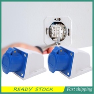 Industrial Power Socket  Single‑Phase 3-Pin Single-Phase for Connector