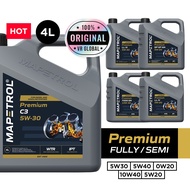 MAPETROL 4L PREMIUM LL IV 0W20 / SP GF6A 5W20 / LL III 5W30 / C3 5W30/5W40 / 7000 SN 10W40 WITH PAO/