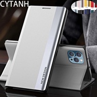 Luxury Hoesjes Flip Phone Case For Samsung Galaxy Note 8 9 10 Plus 20 Ultra M51 M52 M62 M32 F62 A10 Window Stand PC Cover Coque