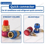 Lensent Auto AC R134a Quick Connector Adapter Low High HVAC refrigerant adapter quick connect air co