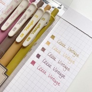 Winzige 20 Colors Gel Pens 0.5Mm Colorful Pens Aesthetic Vintage Color Retractable Gel Pens Cute Mec