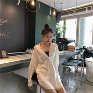 XIYUYI Áo Sơ Mi Sọc Cho Nữ Áo Sơ Mi Dài Tay Thường Ngày Dáng Rộng Phong Cách Hàn Quốc Mới 11.11 Big