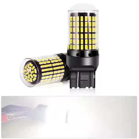 Powerful 7443 7440 360 Bulbs W21/5W 9715R T20 3014 LED Chips For Automotive Turn Signal Clearence Pa
