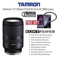 (NEW READY STOCK) TAMRON 17-70MM F/2.8 DI III-A VC RXD LENS FOR SONY E-MOUNT / FUJIFILM X-MOUNT FREE
