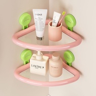 Suction Cup Triangle Rack Dopamine Storage Bathroom Kitchen