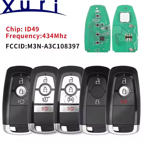 Xuri M3N-A3C108397 Smart Remote Key for Ford Expedition Explorer Mustang F150 F250 F350 F450 F550 F6