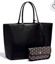 Goyard Anjou Tote PM Black 日本買 full set 有單