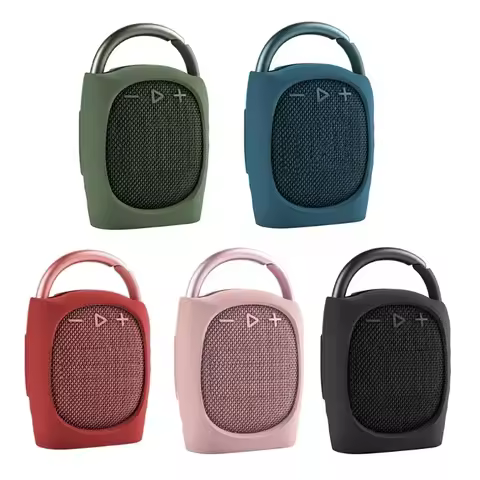 for JBL CLIP4 Waterproof Protective Case Silicone Travel Bag Shockproof Dustproof with Strap Portabl