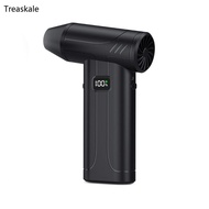 TREA 5000mAh Rechargeable  Handheld Fan  Speed 100000 RPM LED Included