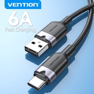Vention 100W 6A USB A To USB Type C Cable Quick Fast Charging 480Mbps for iPhone/Samsung/Oppe