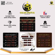 [ 𝐌𝐎𝐃𝐄𝐋 𝟐𝟎𝟐𝟔 ] Jam Azan Digital / Jam Waktu Solat / Muslim Digital Clock / Jam Azan Meja dan Dinding