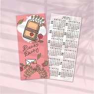 CALENDAR 2025/KALENDAR 2025 BOOKMARK / DOORGIFT / FREEGIFT / STUDENT / TEACHER