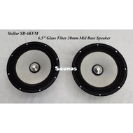 Stellar SD-6KVM 6.5" Glass Fiber 30mm Mid Bass Speaker