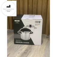 Pressure Cooker LBL0909 Lebenlang 5.5L TH Germany Is Used On All Types Of Cookers (Pressure Cookers For Induction Cookers, Infrared, gas Stoves,..)
