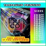 ♟ TARPAULIN PRINTING WITH FREE LAYOUT