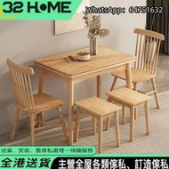 折疊餐枱 餐桌 包送貨 小戶型 可伸縮餐枱 北歐實木餐枱 餐枱椅 餐桌椅  dinner table（Free delivery）桌子 椅子 凳 實木枱 伸縮枱 F-HOME1024-T
