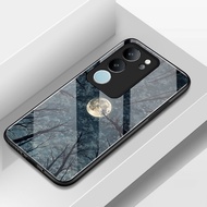 Case For VIVO V29 5G V29 Pro 5G V29E 5G V27 5G V27 5G Phone Beautiful View Glass Shell Shockproof