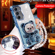 For Samsung Galaxy A56 A36 A26 A16 A06 SamsungA56 A 56 56A 4G 5G Smartphone Casing 3D Cute Glitter B