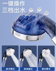 Filter Stone Shower Head Nozzle Handheld Supercharged Bathroom Water Heater Shower Head Bath Shower 