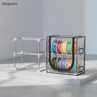 EGN 1 Set 2 Tiers Metal Filament Storage Ra With Trans Cover 3D Printer Filament Storage Box Holds U
