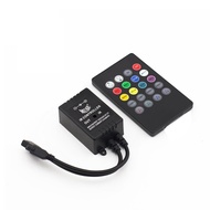 20 Keys LED IR Music Voice Sensor Controller Sound IR Remote Control RGB 5050