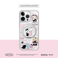 Asina | เคสมือถือ iPhone 17 Pro Max แบบแม่เหล็ก พร้อมที่ตั้ง มีสไตล์และน่ารัก ปกป้องรอบด้าน