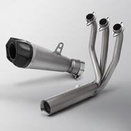 For CFMOTO 675SR-R motorcycle exhaust system with titanium alloy advanced CF675SR R exhaust pipe sys