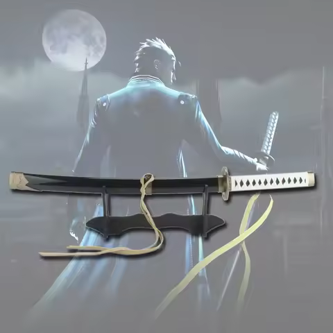 80cm Vergil Katana Cosplay Weapons Yamato 5 Dark Slayer Movies Props Game Character Nelo Sword
