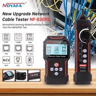 NOYAFA NF-8209S Network Cable Tracker Lan Measure Tester เครื่องมือเครือข่ายจอแสดงผล LCD วัดความยาว Wiremap Tester Cable Tracker