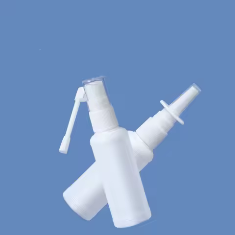 2pcs 10ml 20ml 30ml 50ml Nasal Spray Bottles Pump Sprayer Mist Nose Spray Refillable Bottle For Sali