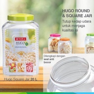 Cracker Jar 3L 4L 6L 8L 10L 12L 15L 20L lion star Hugo Square Jar snack cake Jar