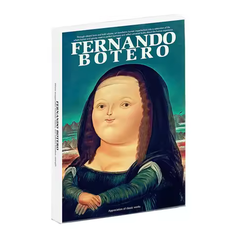 30Pcs Fernando Botero Artwork Postcards Vintage Oil Painting Greeting Cards Art Collection Gift Mess