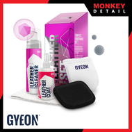 GYEON Q²M LEATHER SET NATURAL ชุดทำความสะอาดเบาหนังและบำรุง สูตรอ่อนโยน ปลอดภัยต่อหนังแท้ หนังเทียม