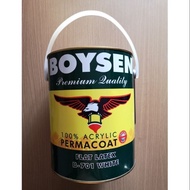 ♣ ● ✤ Boysen Permacoat Flat Latex White - 1 Gallon (4 Liters)