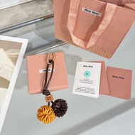MIUMIU繆繆大號花朵包掛飾 全新DIY品牌 時尚包包配飾