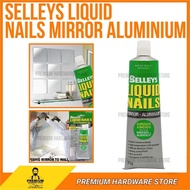 SELLEYS LIQUID NAIL MIRROR & ALUMINUM 75G High Strength Mosaic Tile Wainscoting Glue Adhesive Gam Mo